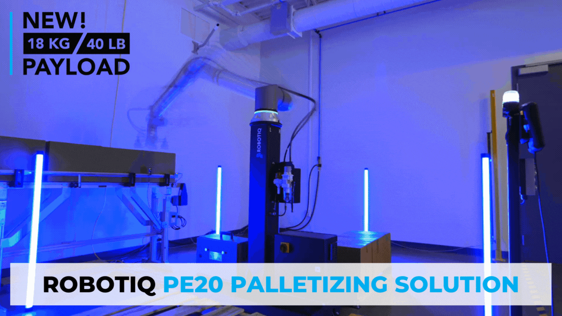 Robotiq PE20 Palletizing Solution